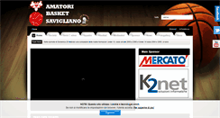 Desktop Screenshot of basketsavigliano.com